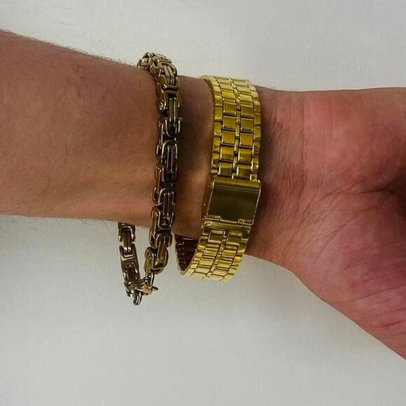 Casio Digital Watch Gold Accents Unisex Retro Y2K Style Quartz New - Picture 8 of 9